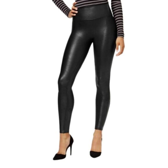 SPANX Faux Leather Leggings Size XS - Picture 1 of 3